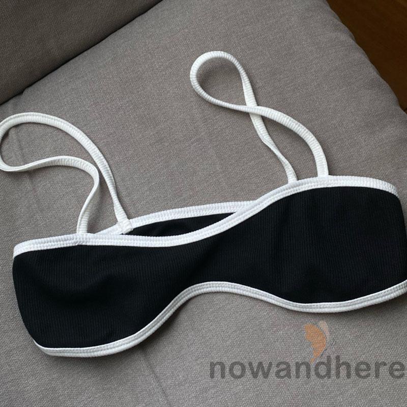 Áo Hai Dây Mỏng Màu Sắc Tương Phản Thời Trang Mùa Hè Cho Nữ