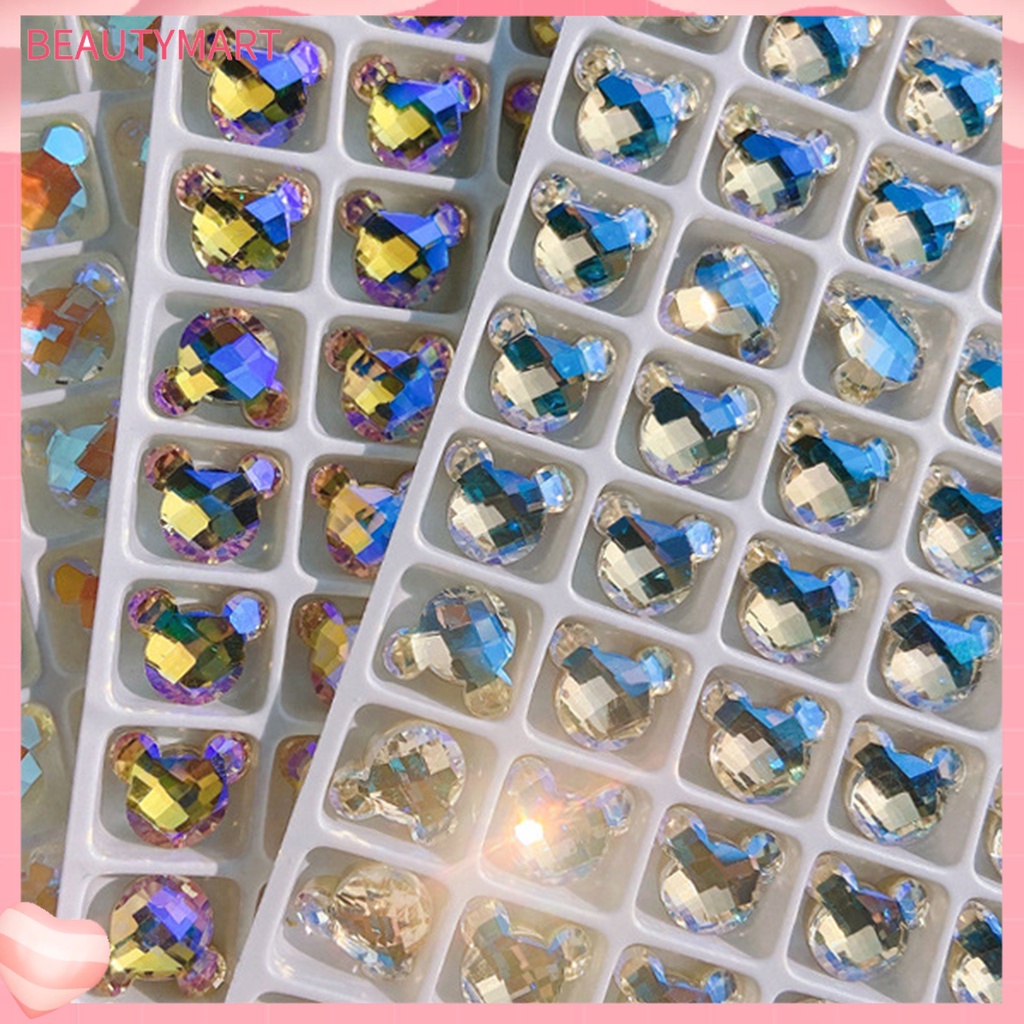 Set 5 Phụ Kiện Đính Trang Trí Móng Tay Nhiều Mặt Đính Đá Thời Trang Cho Nữ