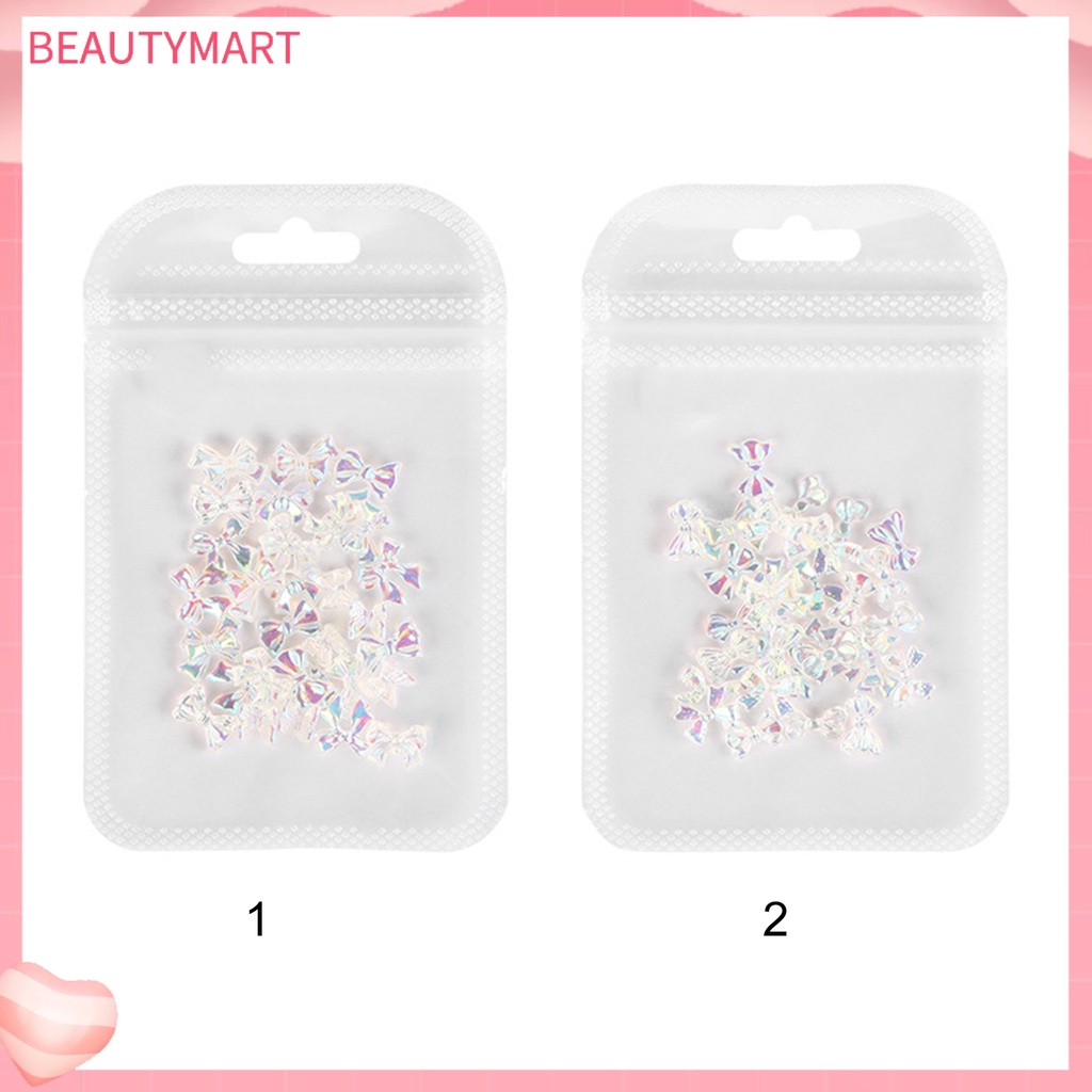 Set 30 Phụ Kiện Nơ Đính Trang Trí Móng Tay Nghệ Thuật Cho Nữ