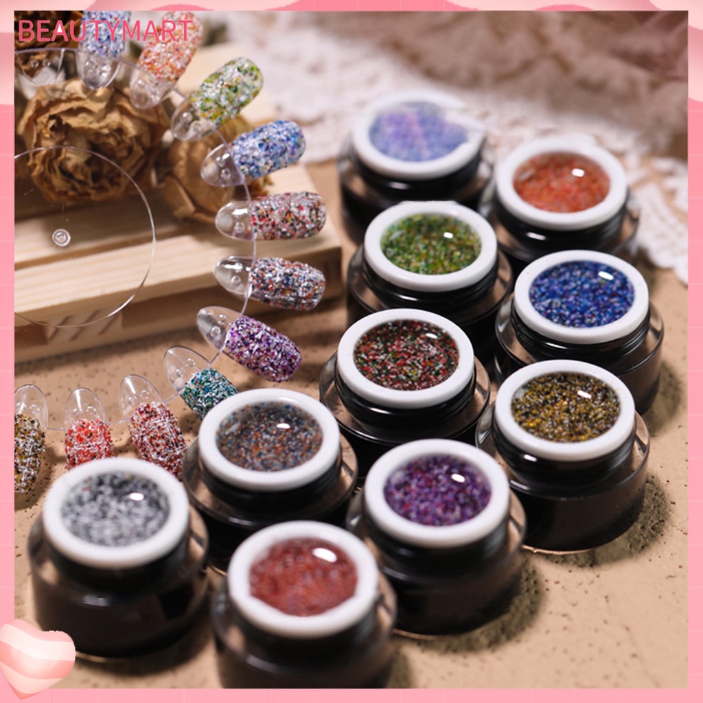 Sơn Móng Tay 10g Hiệu Ứng Hạt Dệt Kim Dùng Trang Trí DIY