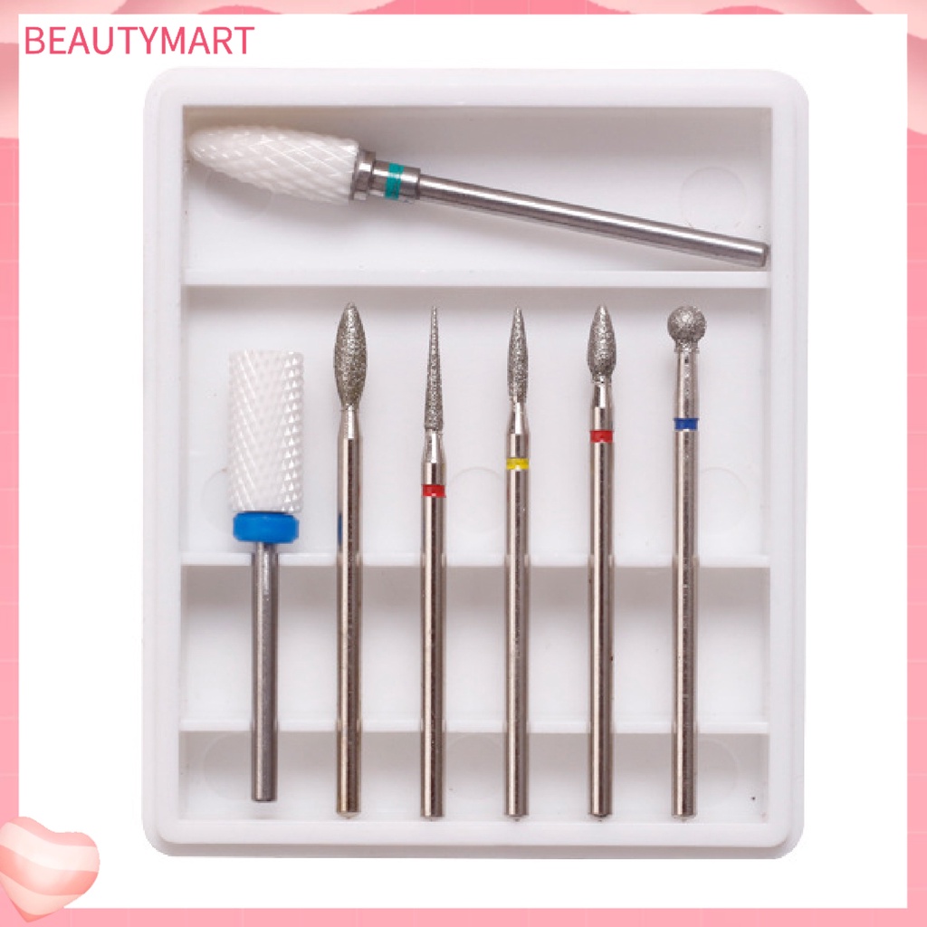 1 Bộ Đầu Mài Móng Tay Bằng Thép Vonfram Chuyên Nghiệp