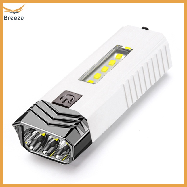 Đèn Pin Led Cob Mini Sạc Usb Đa Năng Dành Cho Xe Đạp