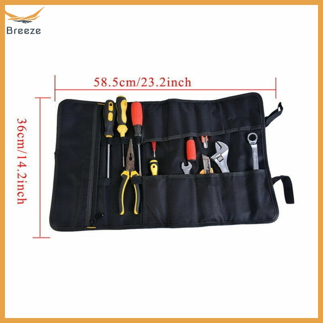 Túi Cuộn Đựng Dụng Cụ Sửa Chữa Điện Bằng Vải Oxford Sức Chứa Lớn