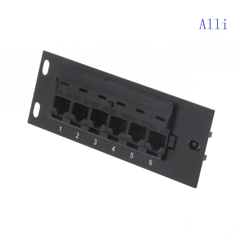 Bảng Mạng 6 Cổng RJ45 CAT6 Gắn Tường