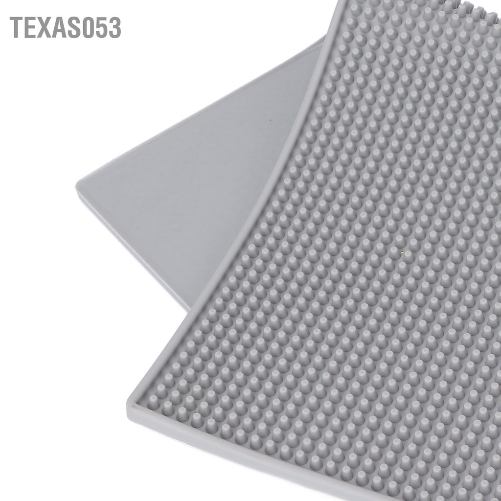 Texas053 Dụng Cụ Tạo Kiểu Tóc Silicone Thảm Chống Trượt Kéo Lược Lưu Trữ Miếng Lót Cho Salon
