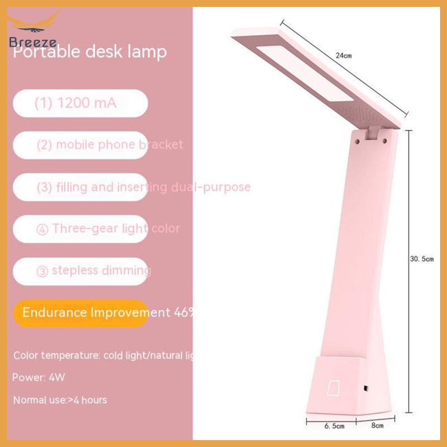 Đèn Led Đọc Sách Bảo Vệ Mắt Có Thể Sạc Lại Tiện Dụng