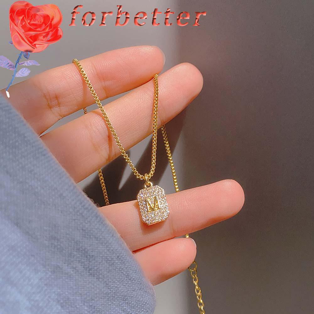 Vòng cổ Mặt Chữ M Đơn Giản Phong Cách Hàn Quốc|Mặt Vòng cổ Thời Trang Xinh Xắn Cho Nữ