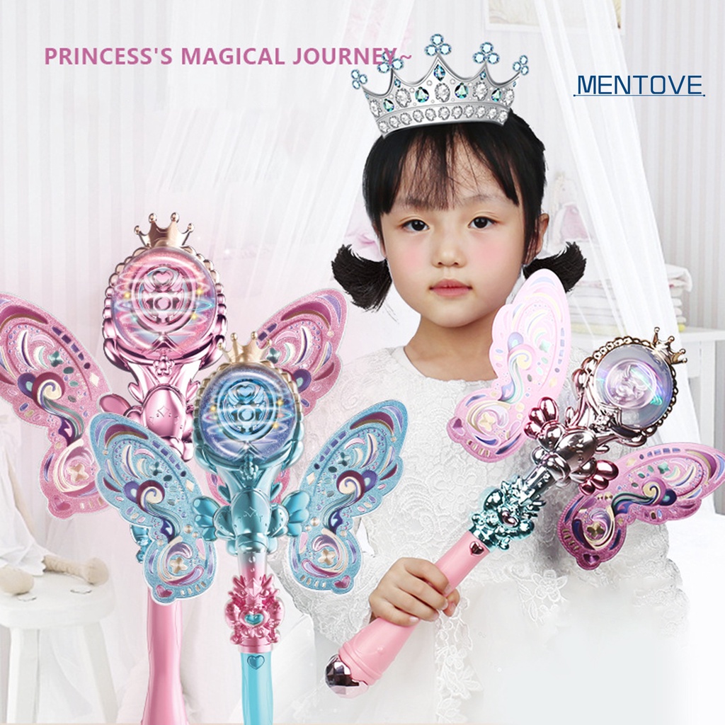Cây Đũa Phép Bằng Nhựa Có Công Tắc Dành Cho Bé Gái