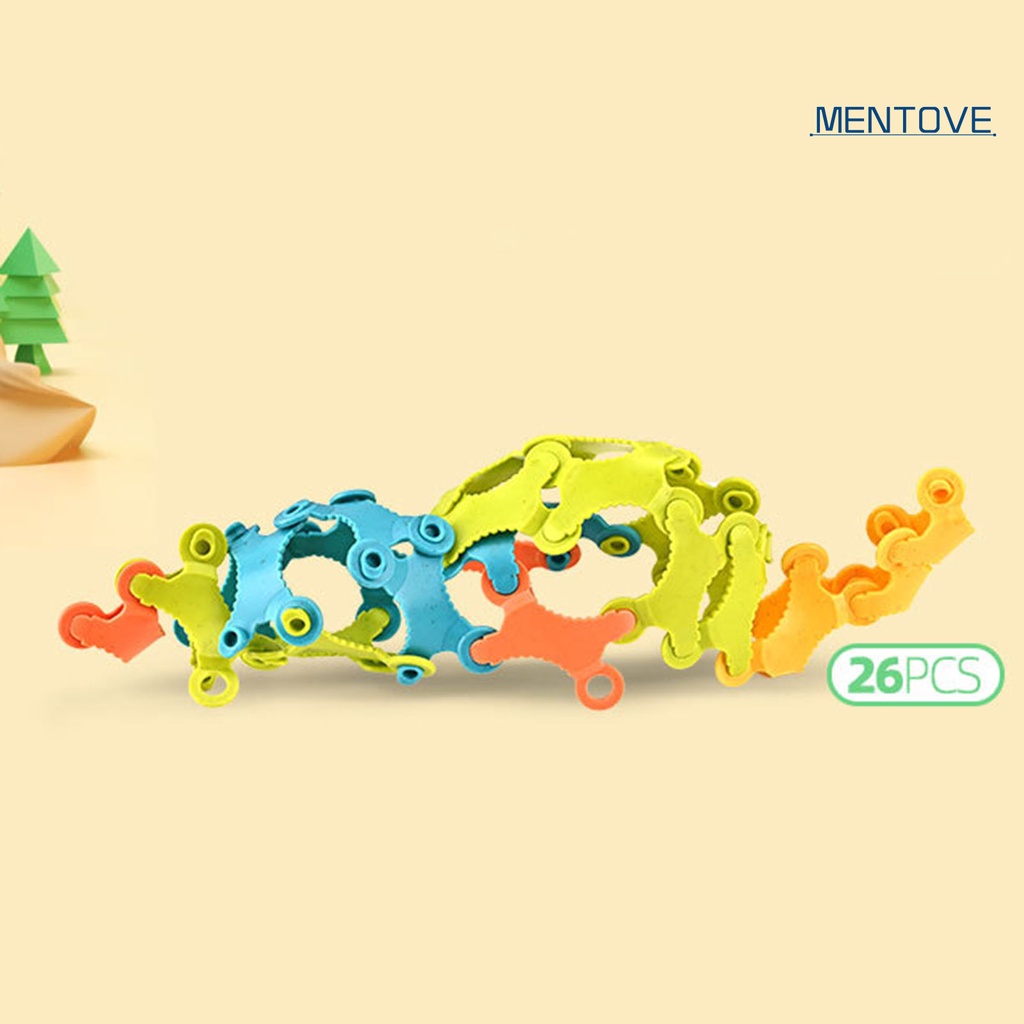 1 Bộ Đồ Chơi Lắp Ráp Bằng Nhựa Mềm Bắt Mắt DIY Cho Bé