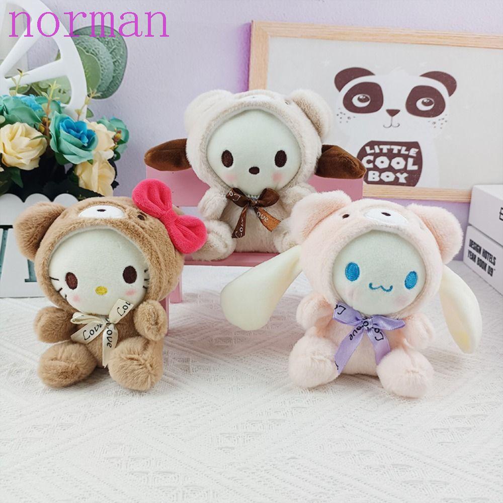 Norman Đồ chơi nhồi bông Hình Melody Kitty Dễ Thương Trang Trí Túi Xách / Móc Khóa