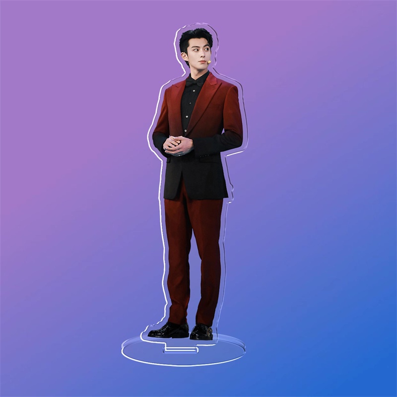 Hot sale hot sale hot sale Bánh sandwich Hai Mặt Bằng acrylic In Họa Tiết Chim Hạc Điện Từ Dùng Trang Trí Bàn Làm Việc Giao Hàng Nhanh Chóng xiaoduo