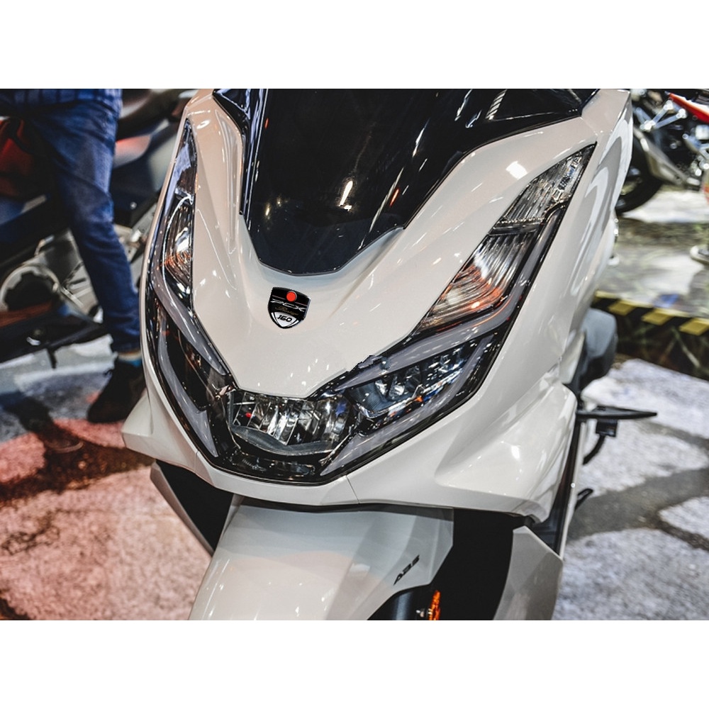Miếng Dán Trang Trí Xe Mô Tô Honda PCX160 PCX 160 Hình Đôi Cánh 3D Bằng Nhựa Resin