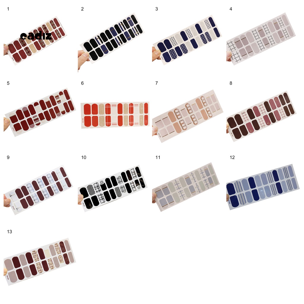 Miếng Dán Trang Trí Móng Tay Tự Dính Chống Nước Tiện Dụng