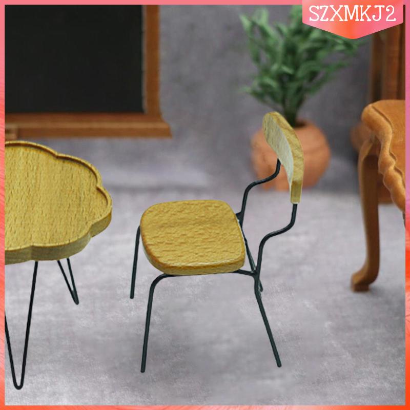 Mô Hình Phòng Khách Bằng Gỗ 1: 12 Trang Trí Nhà Búp Bê 2