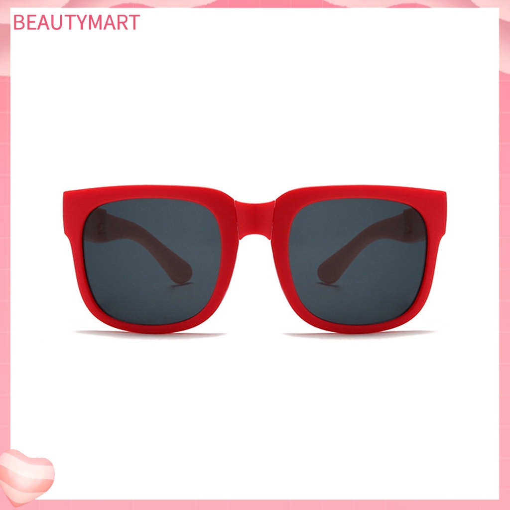 Kính Mát Gọng Vuông Gấp Gọn Màu Sắc Ngọt Ngào Thời Trang Cho Bé