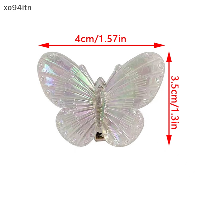 Set 5 Kẹp Tóc Hình Trái Tim / Bướm Thời Trang Cho Nữ