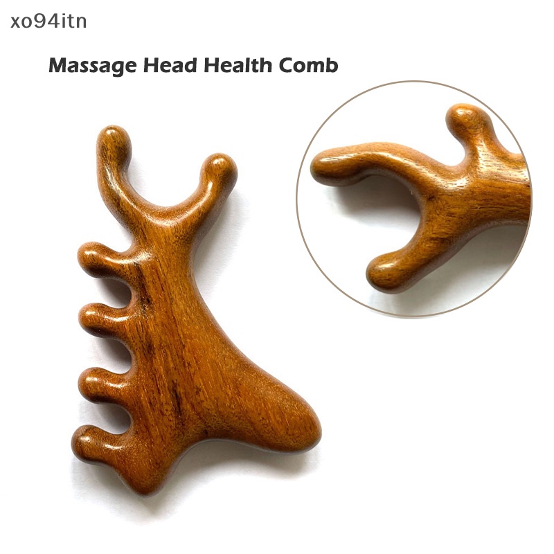 Lược Gỗ Mát Xa Da Đầu Răng Thưa Tiện Dụng