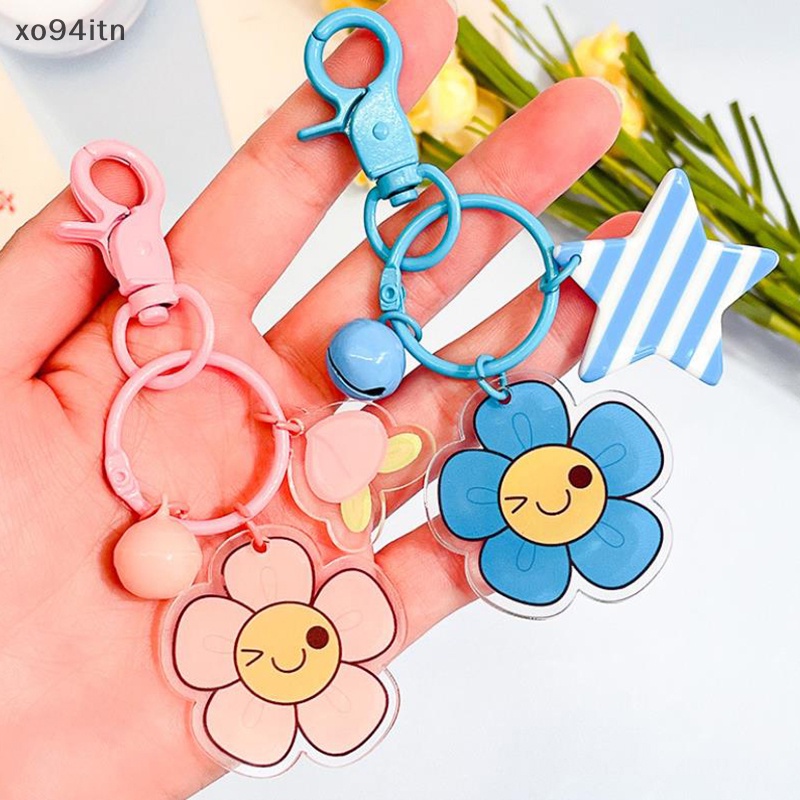 Móc Khóa Hình Hoa Acrylic Thời Trang Cho Nữ