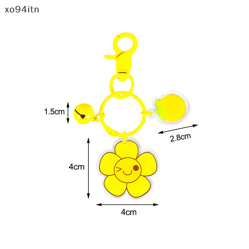 Móc Khóa Hình Hoa Acrylic Thời Trang Cho Nữ