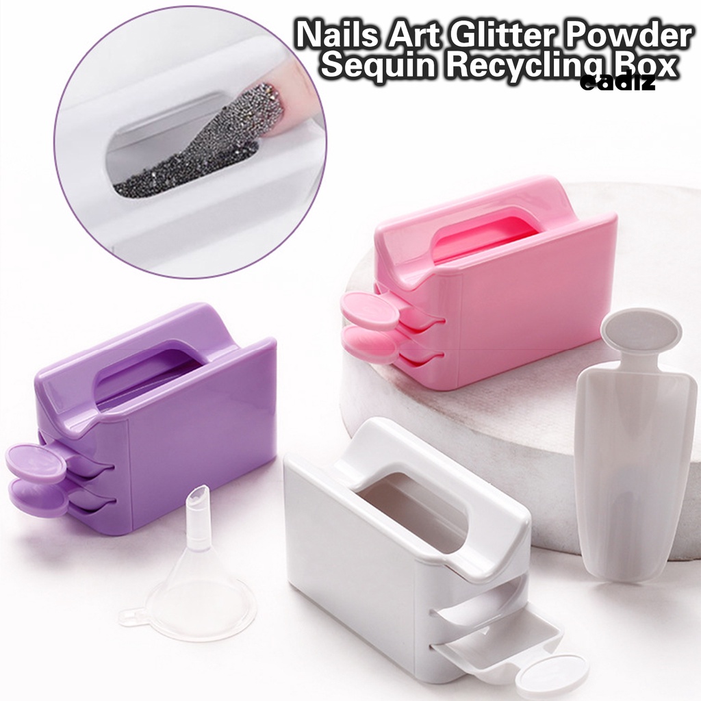 Giá Đỡ Bột Làm Móng Hai Lớp Có Thể Tháo Rời Kèm Phễu Dễ Làm Sạch Tiện Dụng