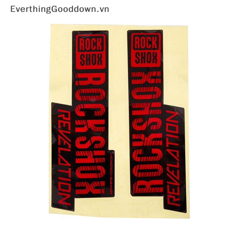 Miếng Đề Can Dán Phuộc Trước Xe Đạp Địa Hình Rock Shox SID Road MTB