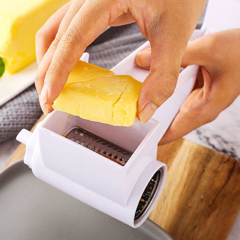 =Christmas=Multipurpose Rotary Cheese Grater Handheld Cheese Grinder For Parmesan Cheddar