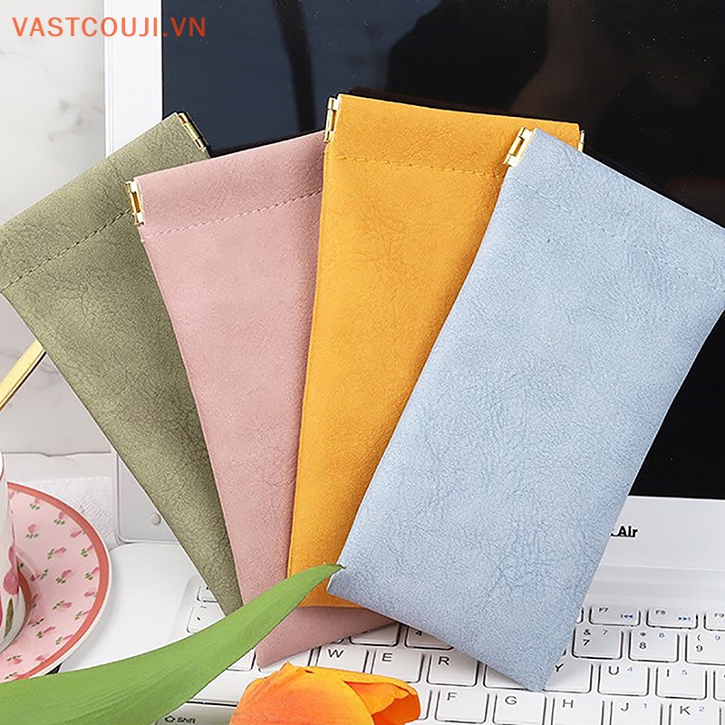 Túi Da PU Đựng Mắt Kính Chống Thấm Nước Tiện Dụng