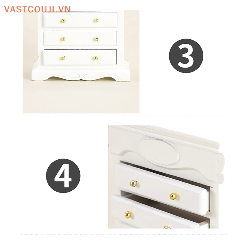 Xô Mini Đựng Đồ Trang Trí Nhà Búp Bê VASTJI Phong Cách Mỹ