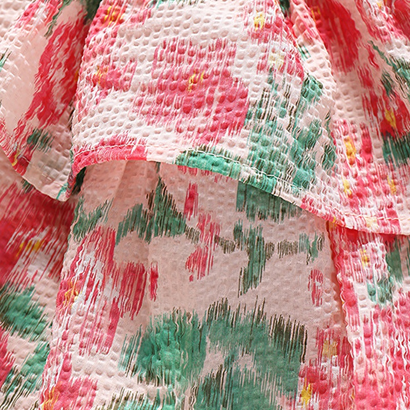 Đầm Hai Dây In Hoa Thời Trang Mùa Hè Cho Bé Gái 2-7 Tuổi