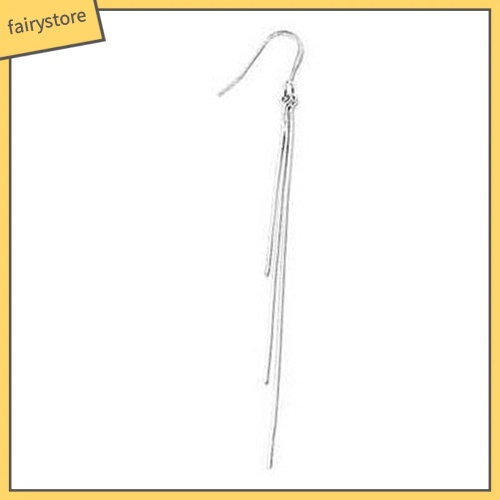 [FRO] Bông Tai Móc Tua Rua Mạ Bạc Trang Sức Đám Cưới Dành Cho Nữ