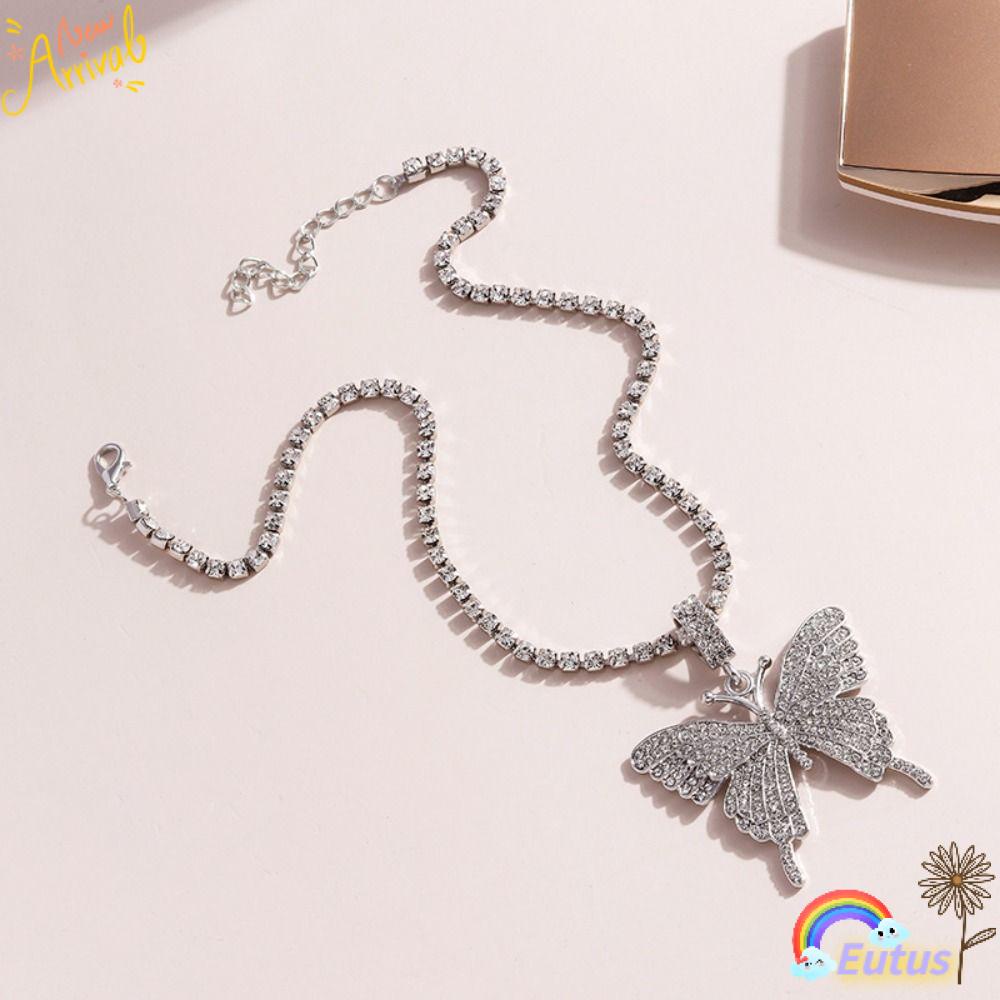 Vòng cổ Hợp Kim Mặt Hình Bướm Thời Trang