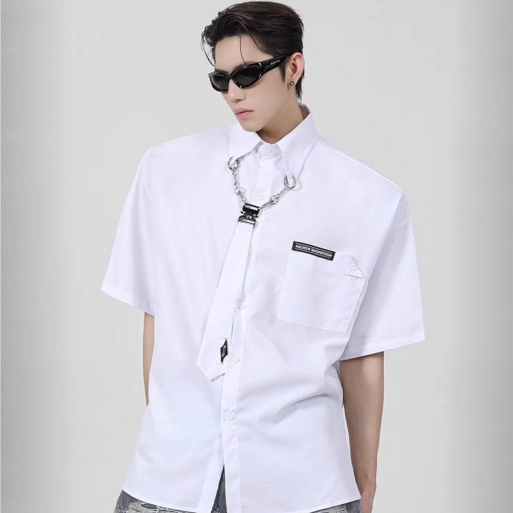 Áo Sơ Mi Ngắn Tay Nhiều Màu Sắc Thời Trang Mùa Hè Dành Cho Nam