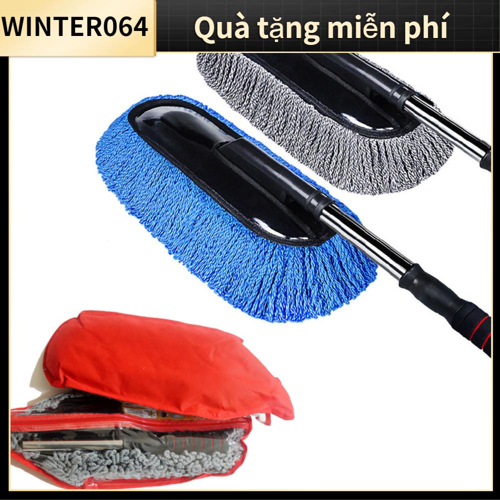 Winter064 Bàn chải rửa xe sợi nhỏ không trầy xước Tay cầm có thể mở rộng đa năng tháo rời Cây lau bụi