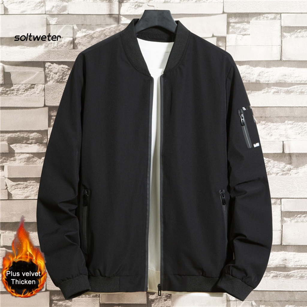 Áo Khoác Lông Dày Dáng Rộng Plus Size Cho Nam Mặc Hàng Ngày