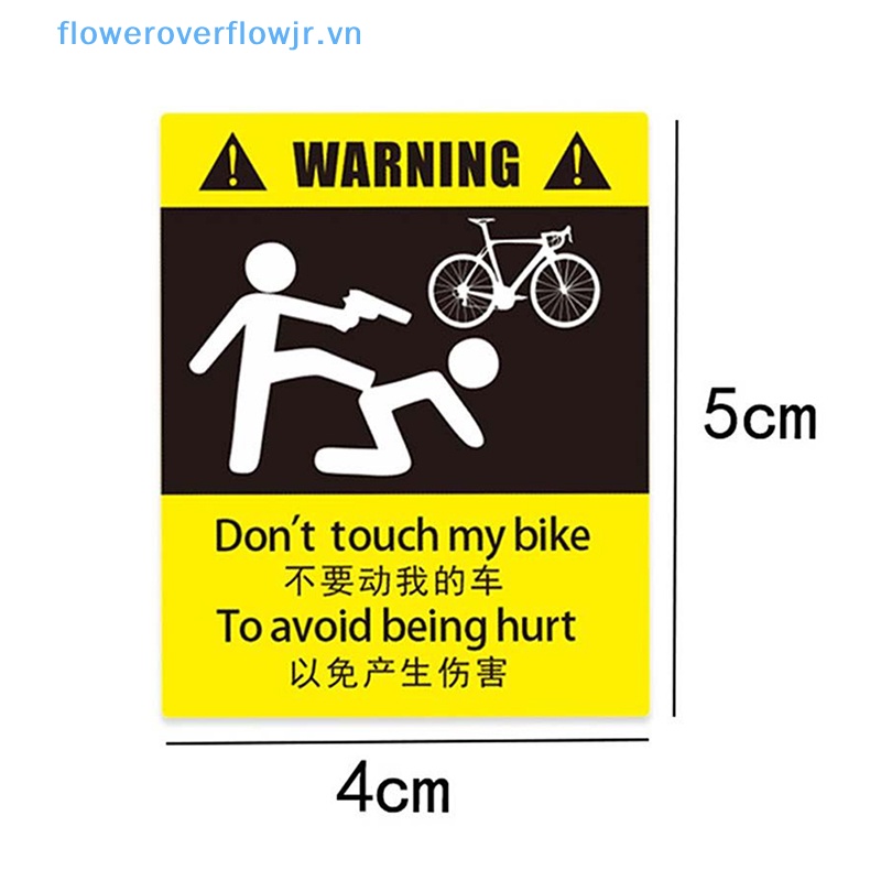 2 Sticker 3D Dán Khung Xe Đạp MTB Chống Trầy Bảo Vệ Tiện Dụng