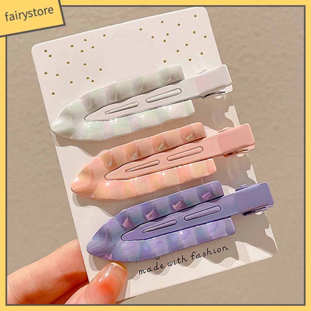 Kẹp Tóc Hình Lượn Sóng Không Đường May Chống Trượt Có Thể Tái Sử Dụng