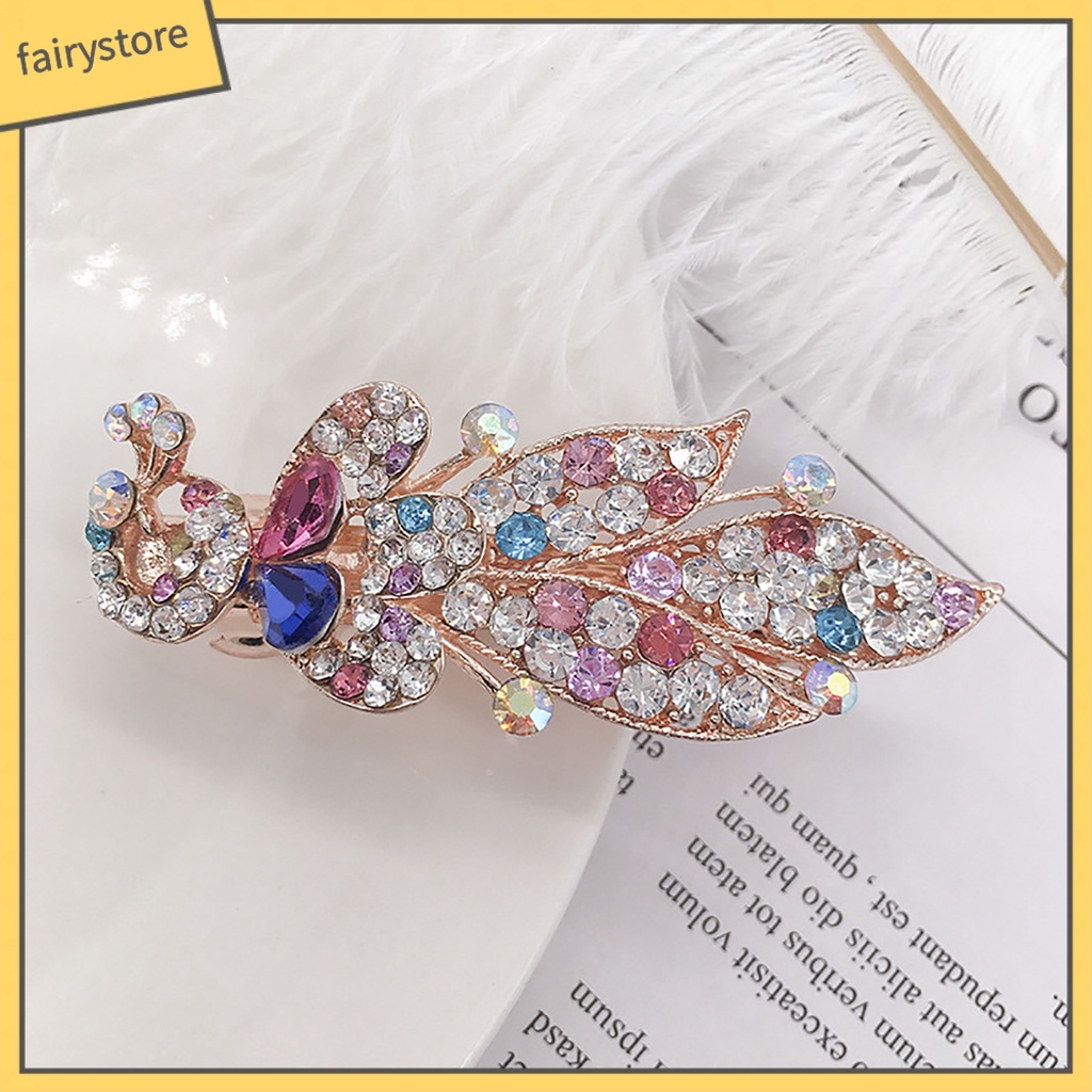 Kẹp Tóc Hợp Kim Đính Đá Nhiều Kiểu Dáng Cho Nữ