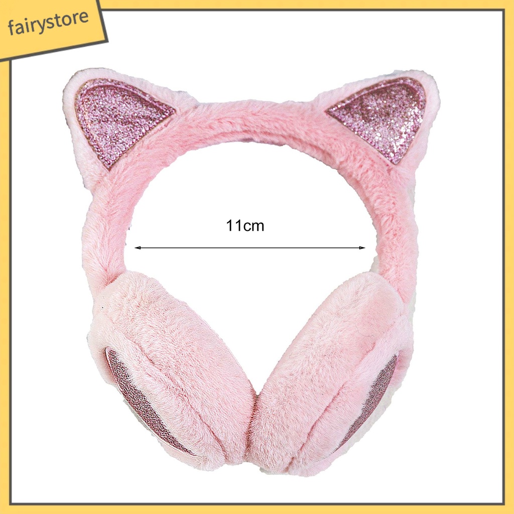 Chụp Tai Giữ Ấm Mùa Đông Bằng Lông Nhung Mềm Mại Họa Tiết Trái Tim Phong Cách Hàn Quốc