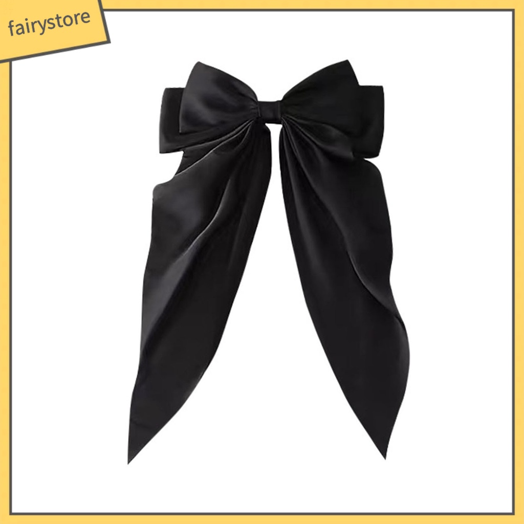 Kẹp Tóc Nơ Lớn Không Trượt Phong Cách Trung Hoa Tinh Tế