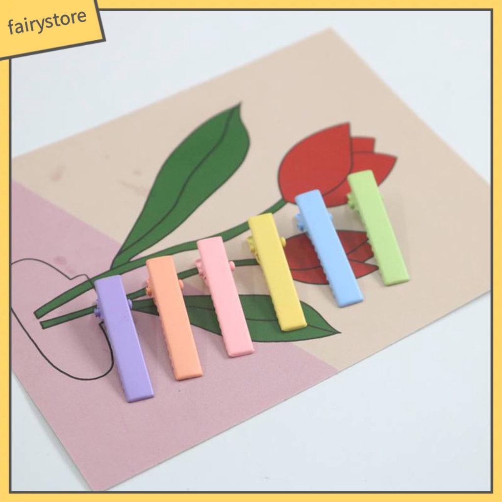 Set 30 / 50 Kẹp Tóc Co Giãn Chống Trượt Màu Sắc Ngọt Ngào Cho Bé Gái