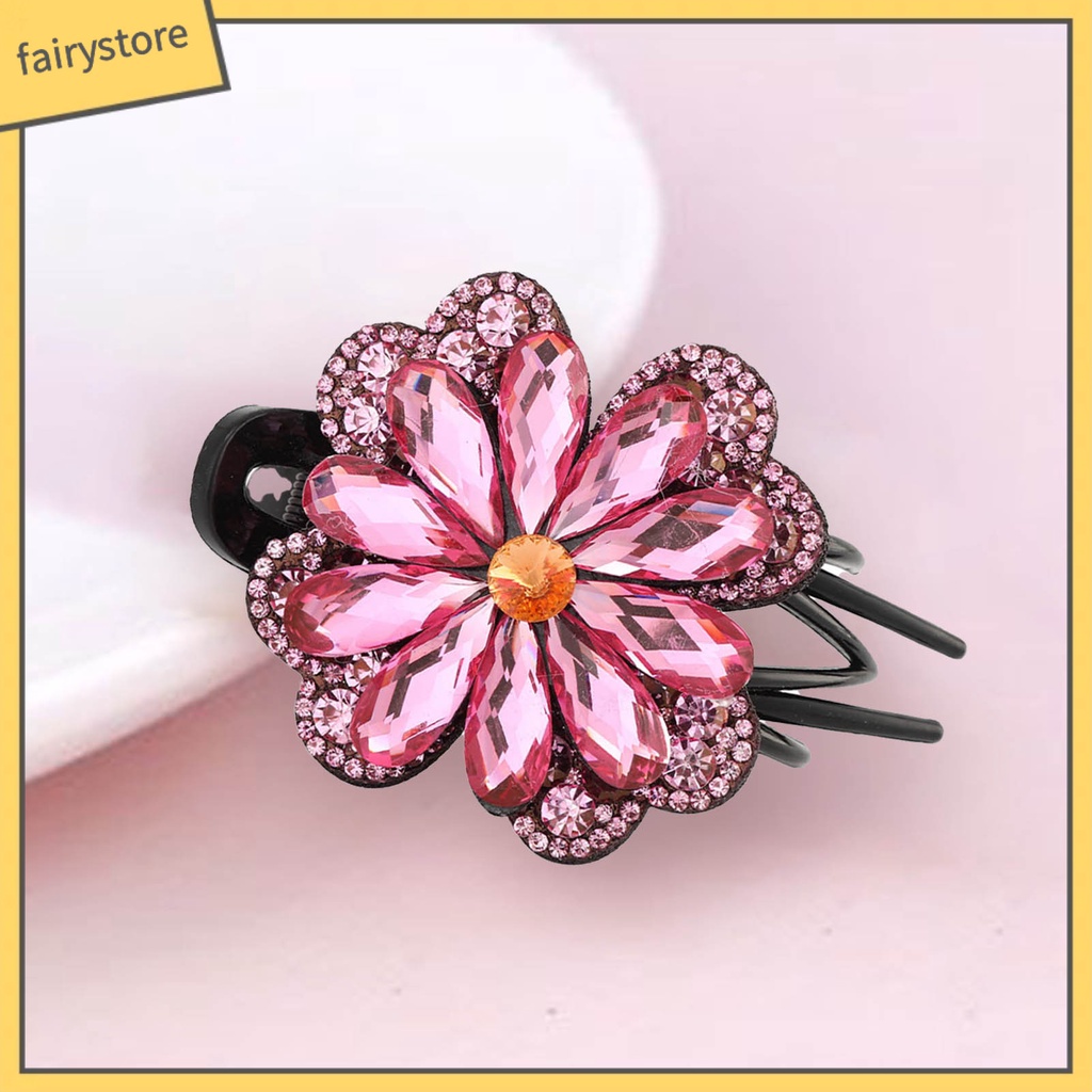 Kẹp Tóc Đính Đá Lấp Lánh Dành Cho Nữ