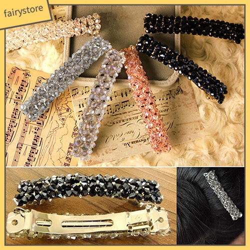 Kẹp Tóc Đính Pha Lê Lấp Lánh Thời Trang Cho Nữ