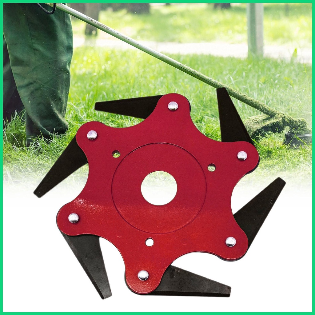 Dụng Cụ Đầu Cắt Cỏ 6 Răng 65Mn Bằng Thép Bền Thông Dụng Cho Nông Nghiệp / Sân Vườn