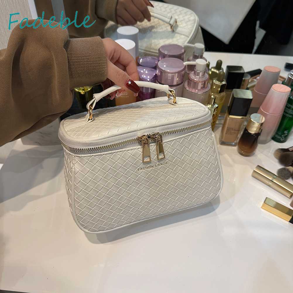 Túi Đựng Mỹ Phẩm Da PU Sức Chứa Lớn Tiện Dụng Cho Nữ