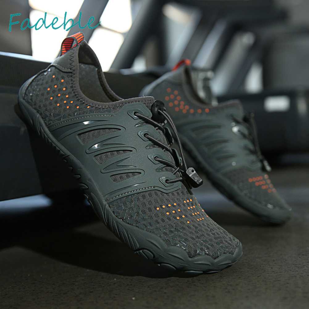 Giày Thể Thao Siêu Nhẹ Co Giãn Thoáng Khí Thời Trang Cho Nam Nữ