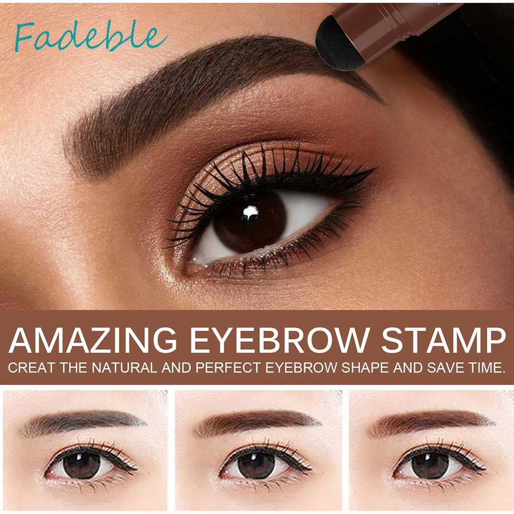 Bút Kẻ Lông Mày Dạng Đóng Dấu Một Bước Chống Thấm Nước Trang Điểm Chuyên Nghiệp