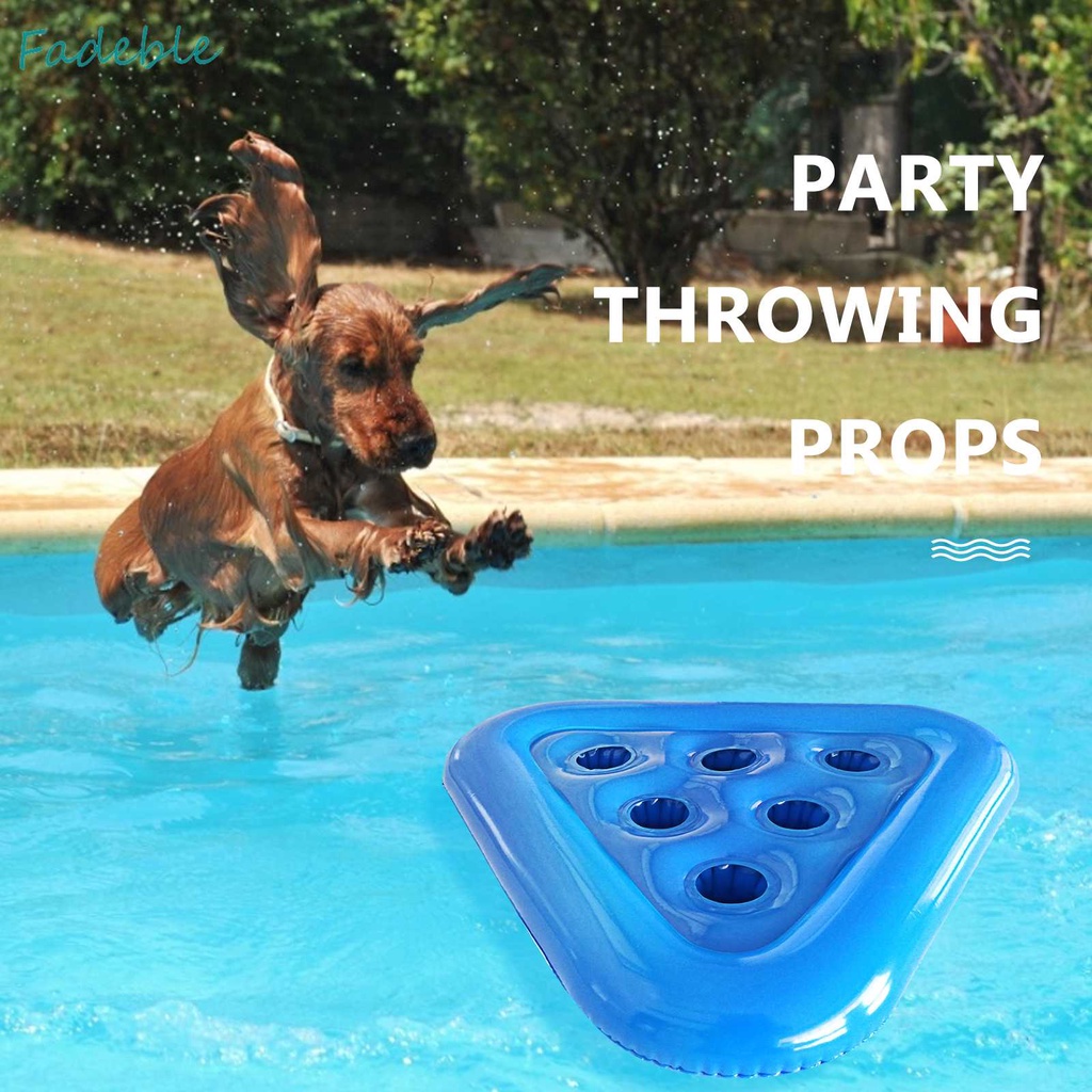 Phao Giá Đỡ Cốc Nước Hình Tam Giác Bơm Hơi Tiện Dụng