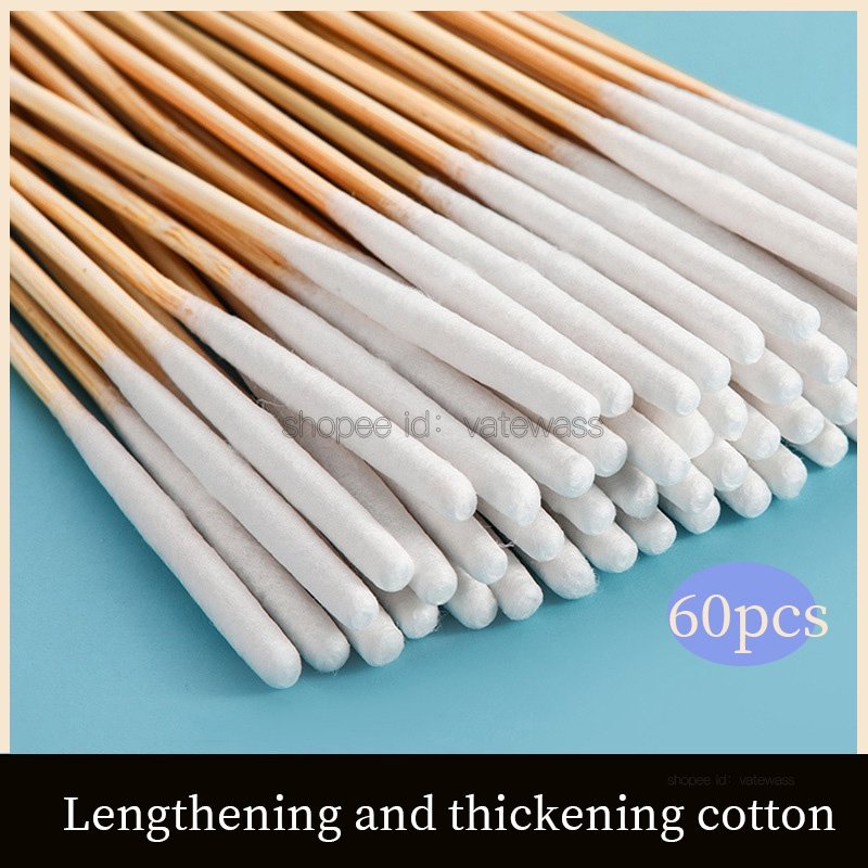 Túi 60 Tăm Bông Cotton Chuyên Dụng Cho Xăm Hình