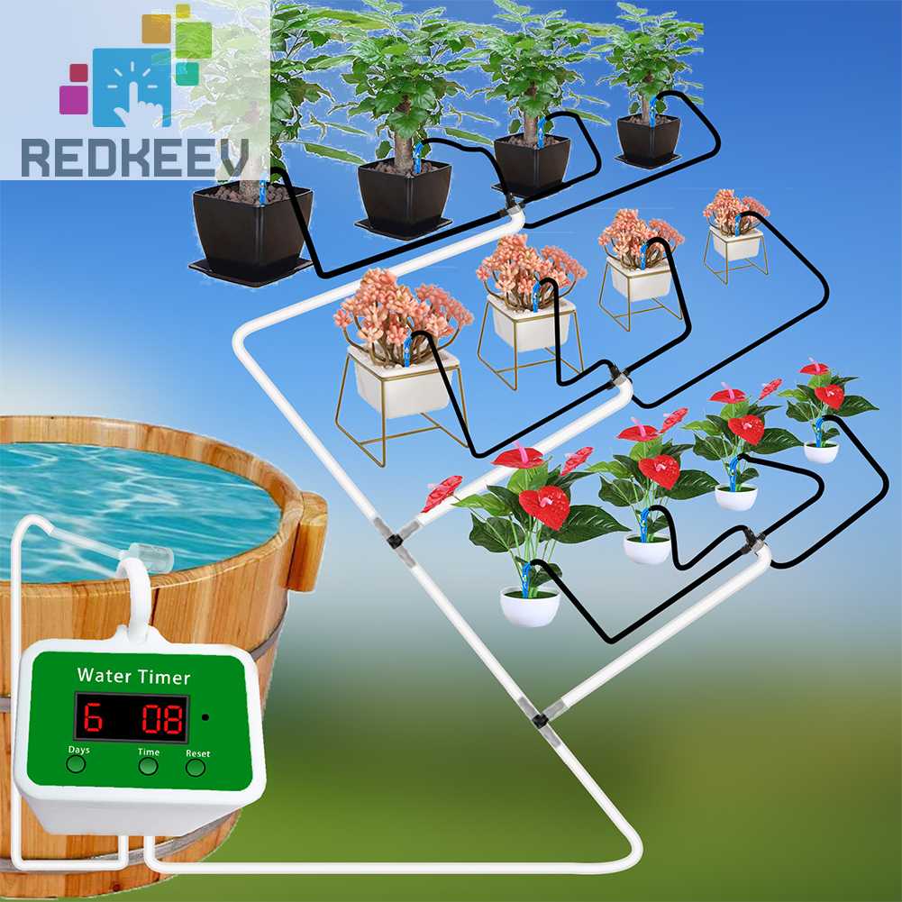 Bộ Dụng Cụ Tưới Cây Hẹn Giờ Sạc USB Tiện Dụng