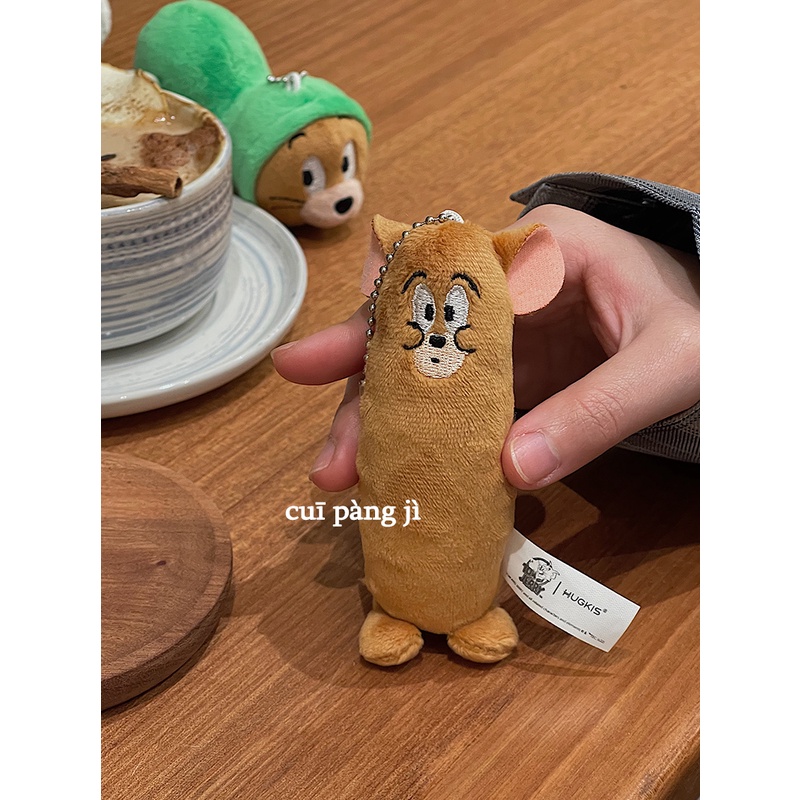 Móc Khóa Hình Mèo Tom Và Chuột Jerry Nhồi Bông Dễ Thương